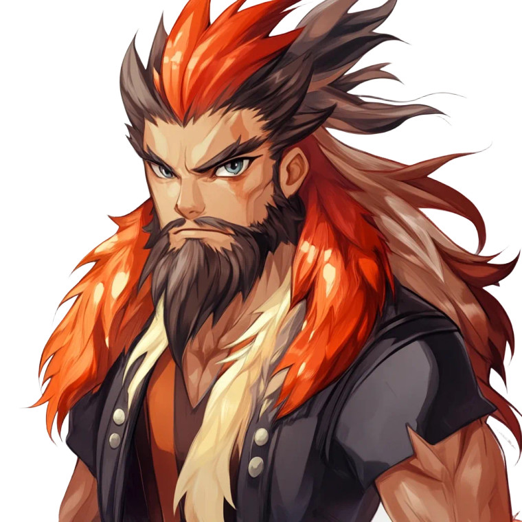 Human Male Entei Vinyl Car Decal Sticker – Waterproof & UV-Resistant 8"