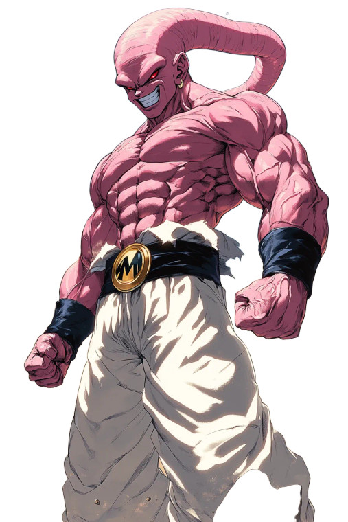 Super Buu Vinyl Car Decal Sticker – Waterproof & UV-Resistant 8"