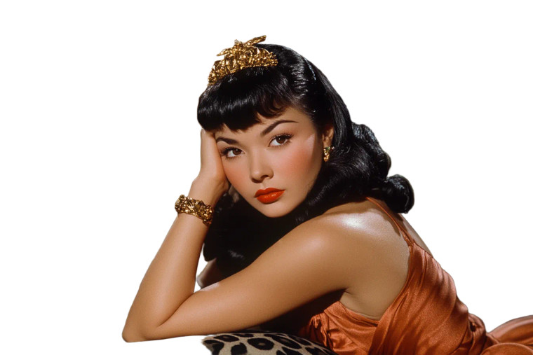 Vintage Glamour Close-Up Vinyl Car Decal Sticker – Waterproof & UV-Resistant 8"