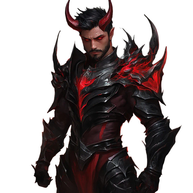 Demon-Man Warrior Vinyl Car Decal Sticker – Waterproof & UV-Resistant 8"