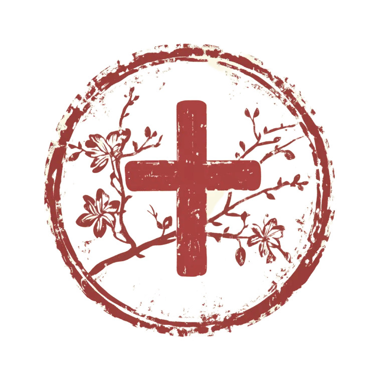 Church Logo Vinyl Car Decal Sticker – Waterproof & UV-Resistant 8"