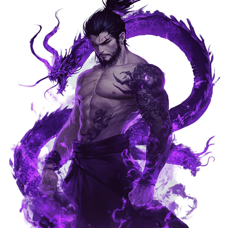 Hanzo Yakuza Aura Vinyl Car Decal Sticker – Waterproof & UV-Resistant 8"