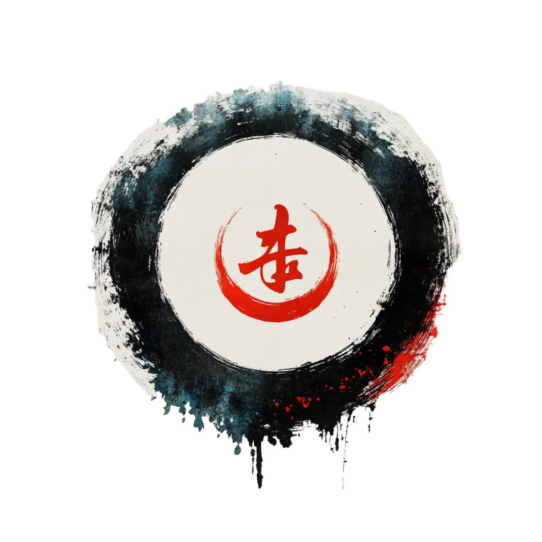 Zen Calm Logo Vinyl Car Decal Sticker – Waterproof & UV-Resistant 8"