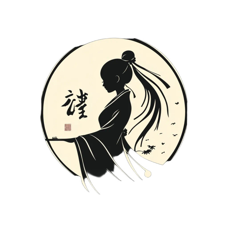 Yue Opera Logo Vinyl Car Decal Sticker – Waterproof & UV-Resistant 8"