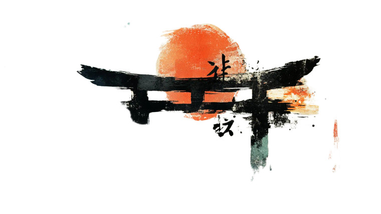 Chinese Ideograms Illustration Vinyl Car Decal Sticker – Waterproof & UV-Resistant 8"