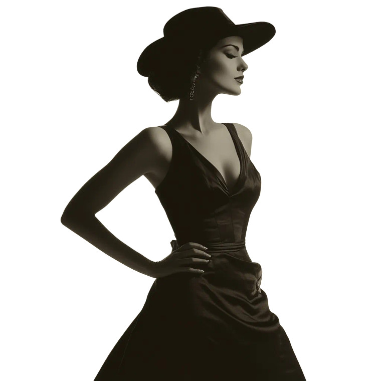 1960S Pin-Up Woman Vinyl Car Decal Sticker – Waterproof & UV-Resistant 8"