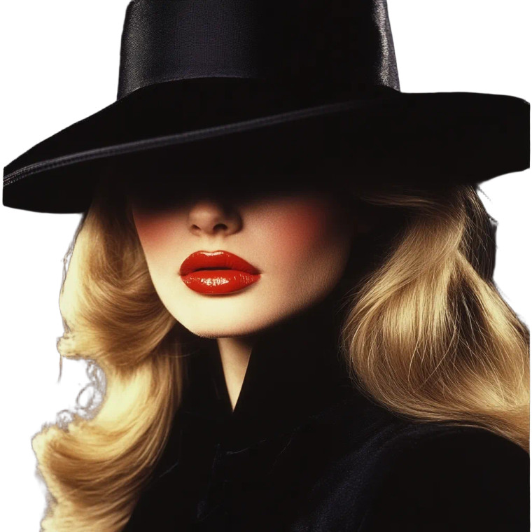 Blonde Model Prada Vinyl Car Decal Sticker – Waterproof & UV-Resistant 8"