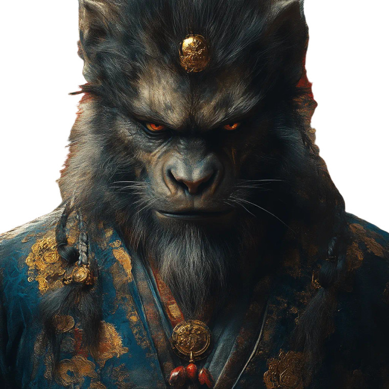 Black Myth Wukong V42 Vinyl Car Decal Sticker – Waterproof & UV-Resistant 8"