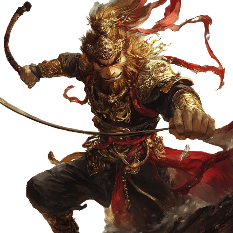 Sun Wukong V24 Vinyl Car Decal Sticker – Waterproof & UV-Resistant 8"
