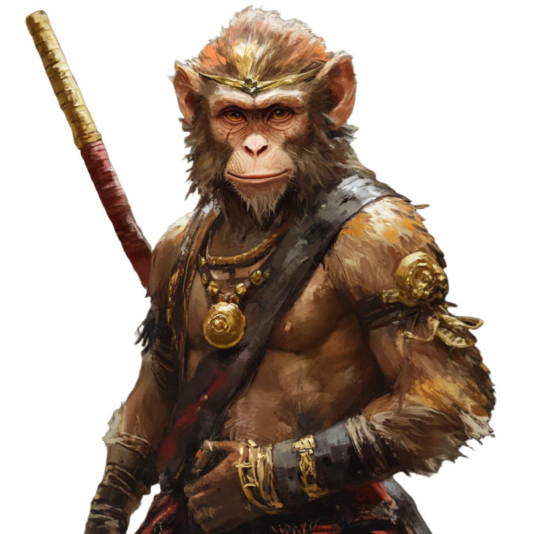 Monkey King V12 Vinyl Car Decal Sticker – Waterproof & UV-Resistant 8"