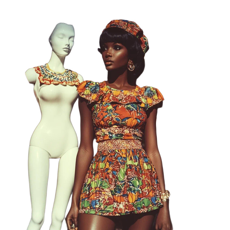 Colorful Fashion Model Vinyl Car Decal Sticker – Waterproof & UV-Resistant 8"