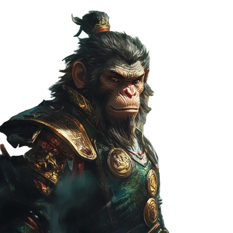 Black Myth Wukong V36 Vinyl Car Decal Sticker – Waterproof & UV-Resistant 8"