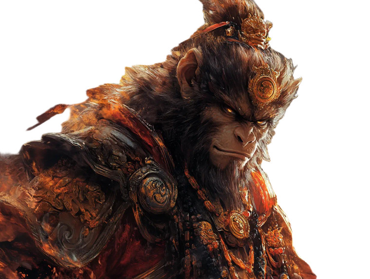 Chinese Monkey King Vinyl Car Decal Sticker – Waterproof & UV-Resistant 8"