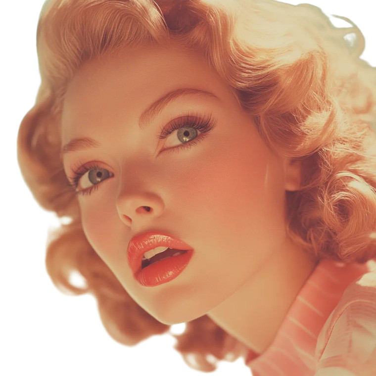 Pastel 40S Beauty Vinyl Car Decal Sticker – Waterproof & UV-Resistant 8" Pastel 40S Beauty Vinyl Car Decal Sticker – Waterproof & UV-Resistant 8"