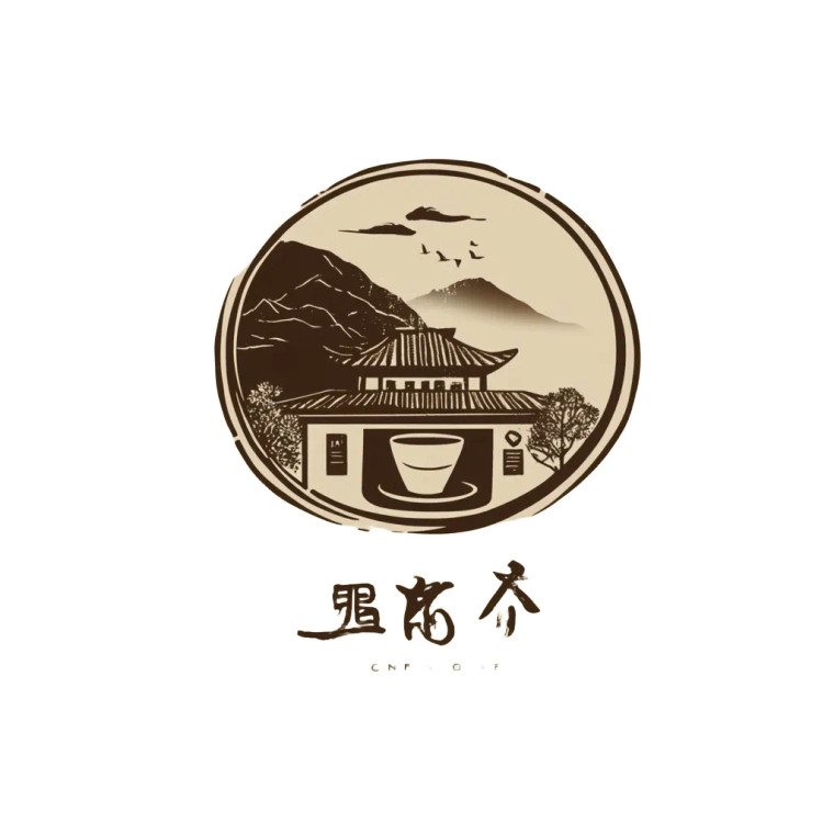 Chinese Cafe Logo Vinyl Car Decal Sticker – Waterproof & UV-Resistant 8"