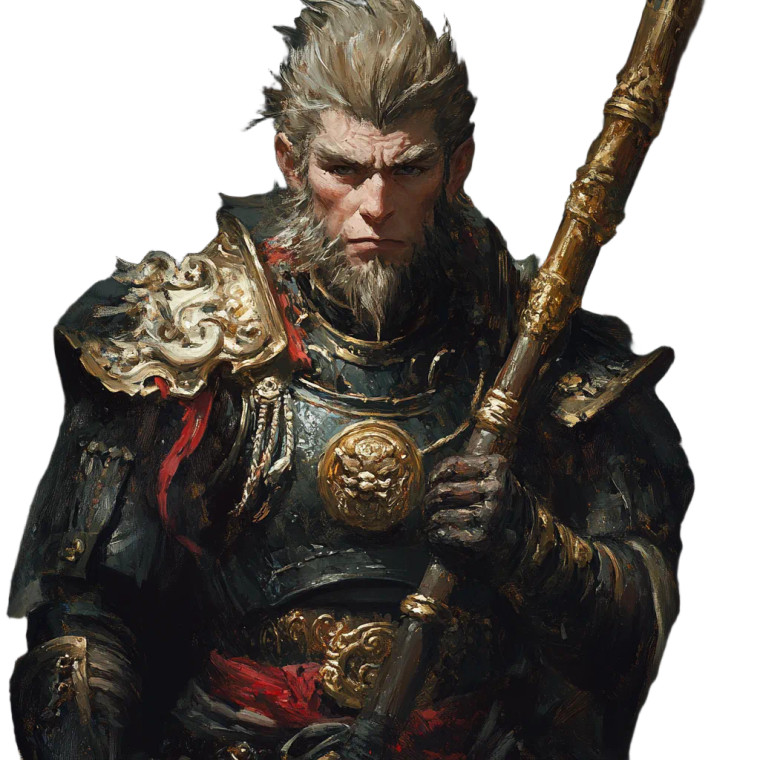 Sun Wukong Portrait V9 Vinyl Car Decal Sticker – Waterproof & UV-Resistant 8"