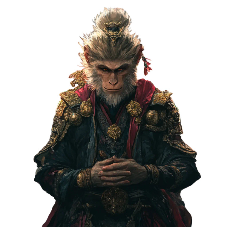 Wukong Embraces Kaizen Vinyl Car Decal Sticker – Waterproof & UV-Resistant 8"