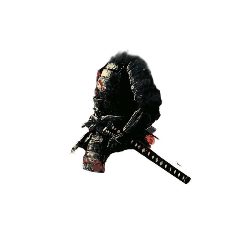 The Iron Shinobi Vinyl Car Decal Sticker – Waterproof & UV-Resistant 8"