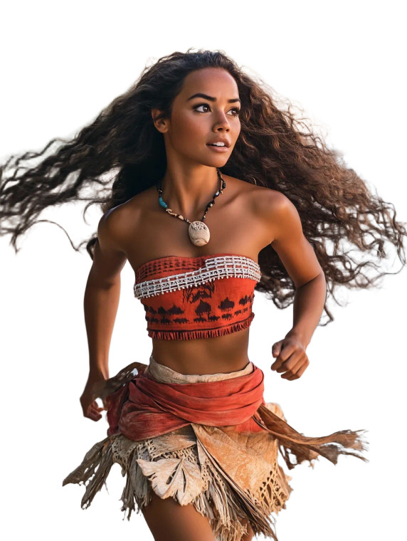 Moana Runner Vinyl Car Decal Sticker – Waterproof & UV-Resistant 8"