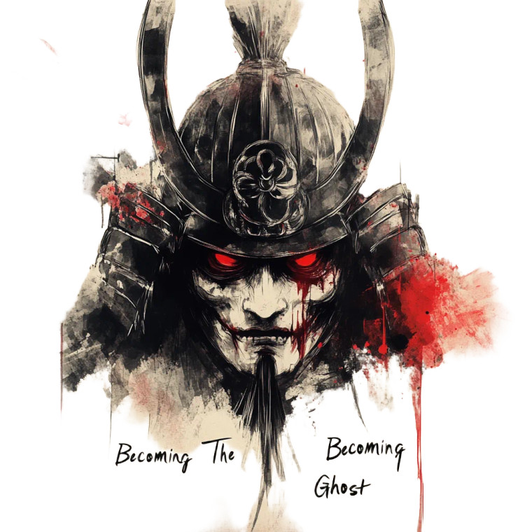 Becoming The Ghost Vinyl Car Decal Sticker – Waterproof & UV-Resistant 8"