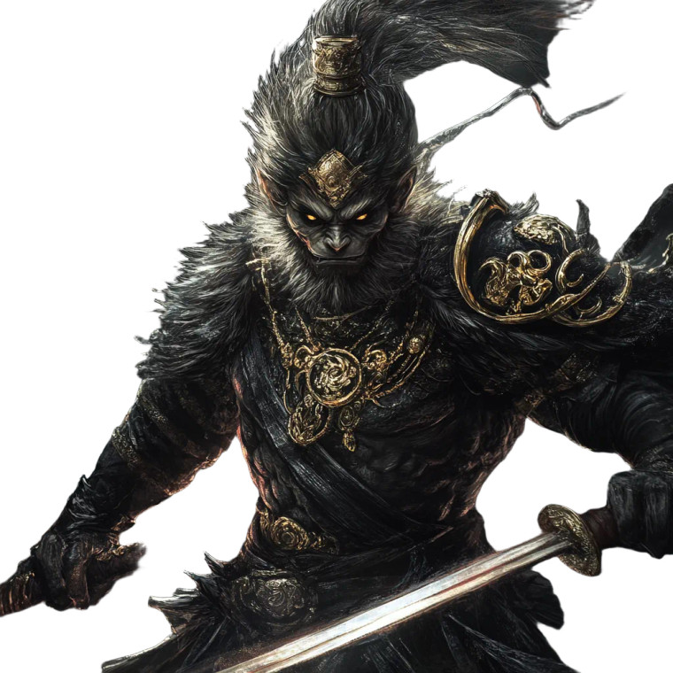Black Myth Wukong V92 Vinyl Car Decal Sticker – Waterproof & UV-Resistant 8"