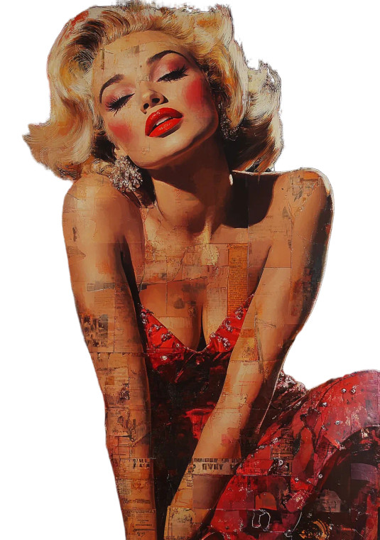 Glamorous Marilyn Monroe V5 Vinyl Car Decal Sticker – Waterproof & UV-Resistant 8"