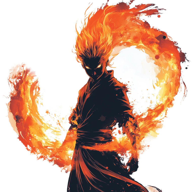 Rengoku Logo Vinyl Car Decal Sticker – Waterproof & UV-Resistant 8"