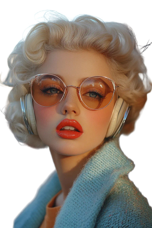 Marilyn Monroe Retro V3 Vinyl Car Decal Sticker – Waterproof & UV-Resistant 8"