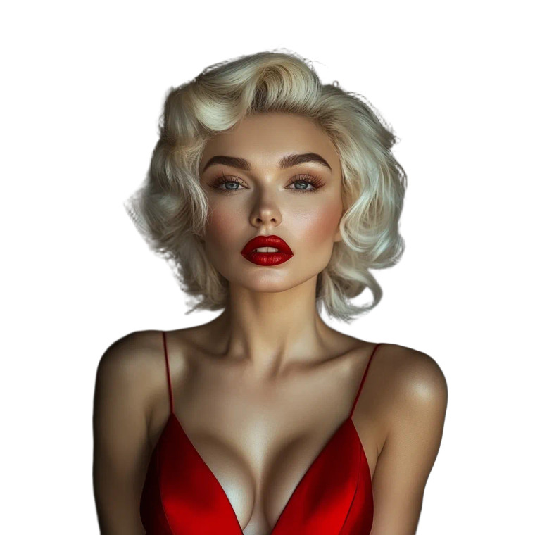 Marilyn Monroe Style Vinyl Car Decal Sticker – Waterproof & UV-Resistant 8"