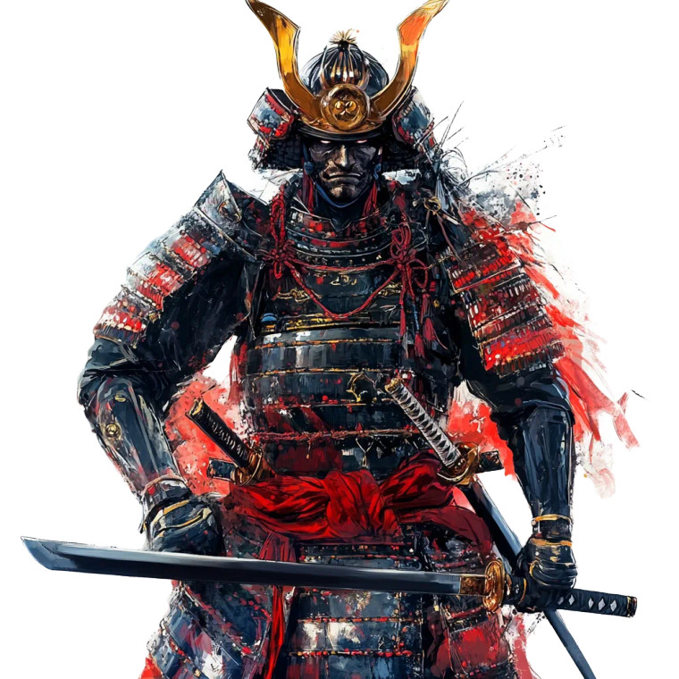 Samurai In Armor V15 Vinyl Car Decal Sticker – Waterproof & UV-Resistant 8" Samurai In Armor V15 Vinyl Car Decal Sticker – Waterproof & UV-Resistant 8"