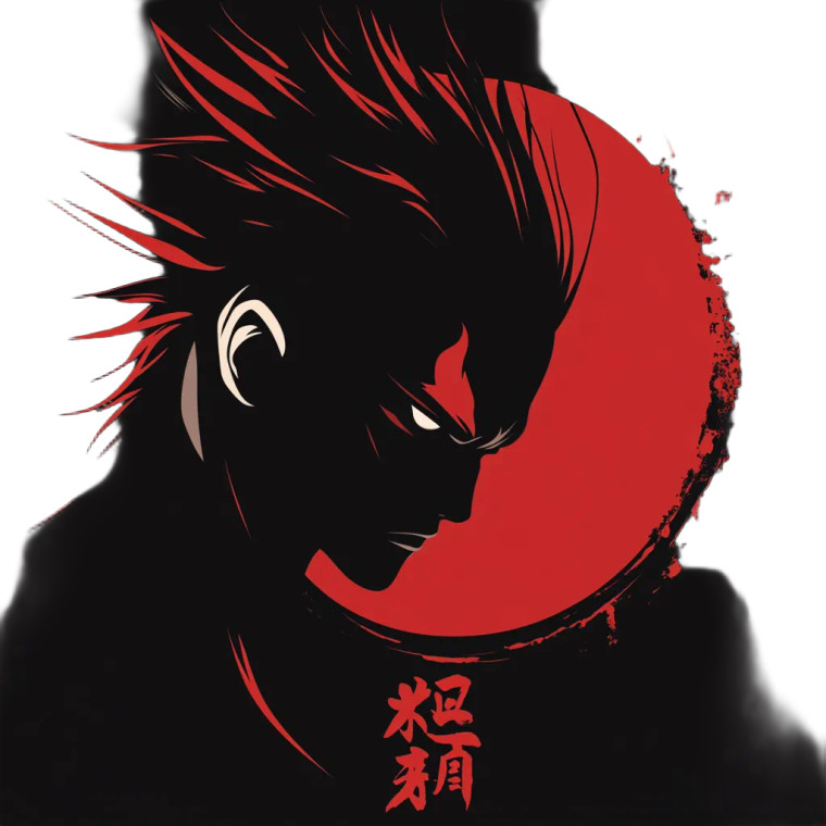 Mugetsu Logo Vinyl Car Decal Sticker – Waterproof & UV-Resistant 8"