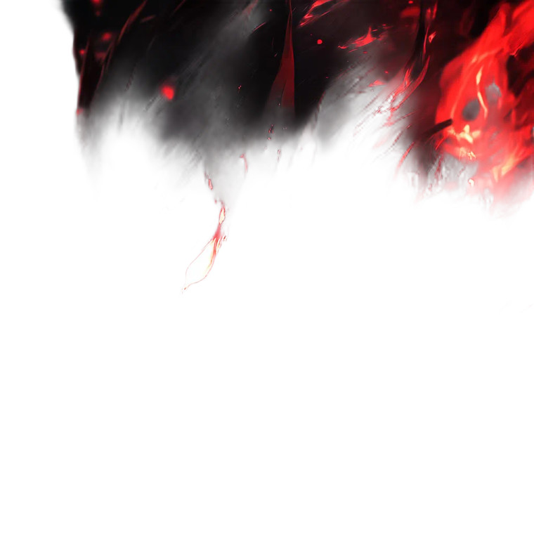 Fiery Anime Menace V2 Vinyl Car Decal Sticker – Waterproof & UV-Resistant 8"