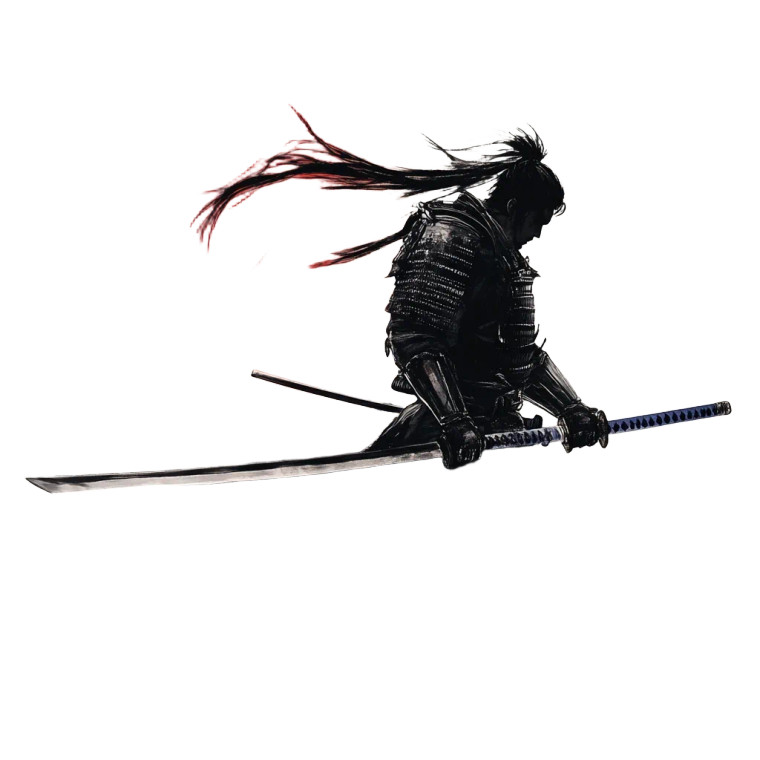 Samurai Warrior V22 Vinyl Car Decal Sticker – Waterproof & UV-Resistant 8"