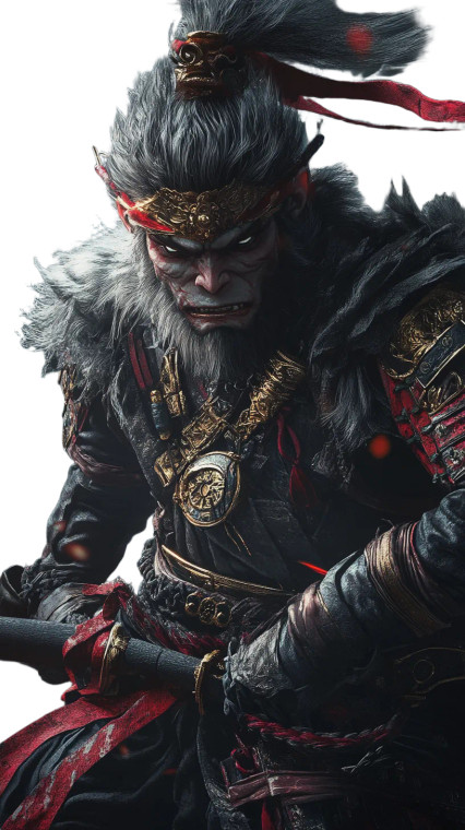 Black Myth Wukong V103 Vinyl Car Decal Sticker – Waterproof & UV-Resistant 8"