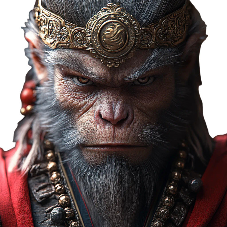 Son Wukong Vinyl Car Decal Sticker – Waterproof & UV-Resistant 8"