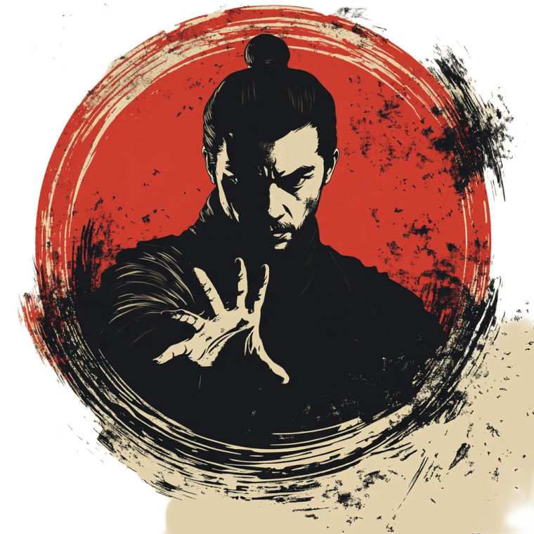 Chinese Slap Logo Vinyl Car Decal Sticker – Waterproof & UV-Resistant 8"