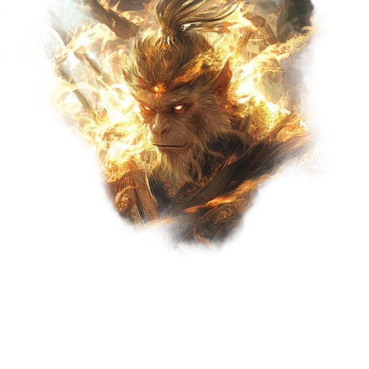 Wukong Mythology V4 Vinyl Car Decal Sticker – Waterproof & UV-Resistant 8"