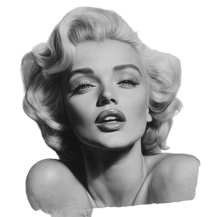 Marylin Monroe V2 Vinyl Car Decal Sticker – Waterproof & UV-Resistant 8"