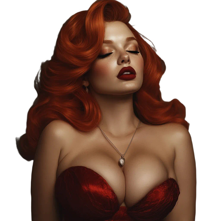 Jessica Rabbit Human Vinyl Car Decal Sticker – Waterproof & UV-Resistant 8"