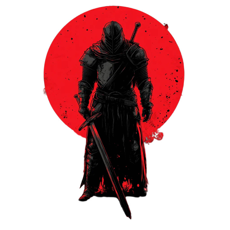 Dnd Paladin Warrior Vinyl Car Decal Sticker – Waterproof & UV-Resistant 8"