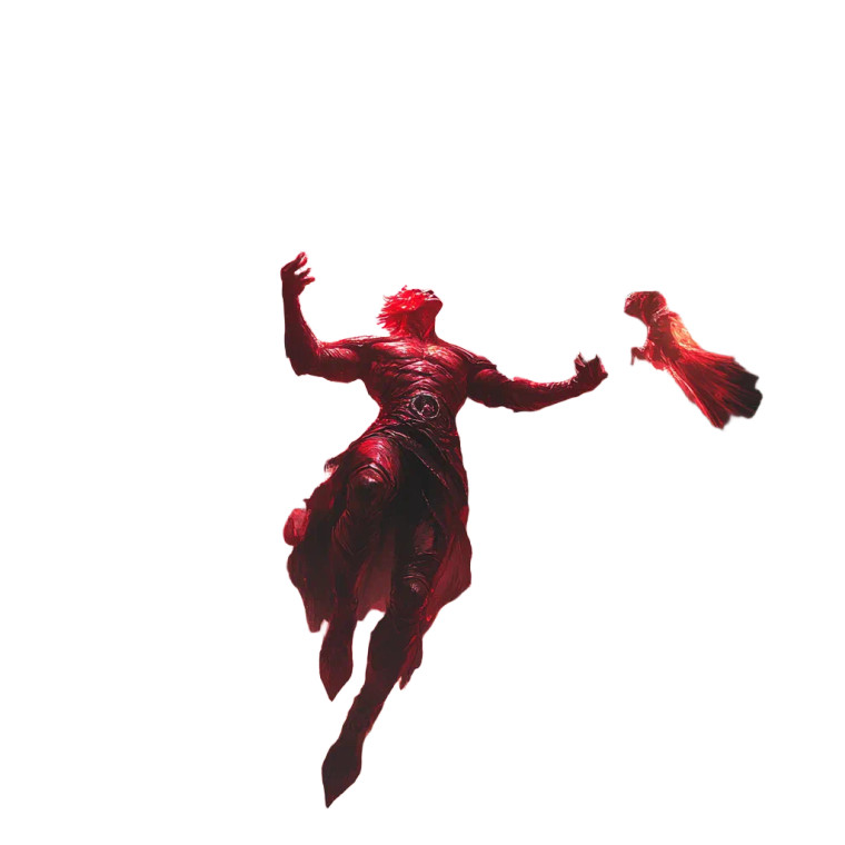 Tiefling Lightning Strike Vinyl Car Decal Sticker – Waterproof & UV-Resistant 8"