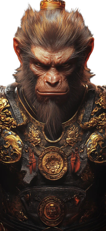 Monkey King Poster V5 Vinyl Car Decal Sticker – Waterproof & UV-Resistant 8"