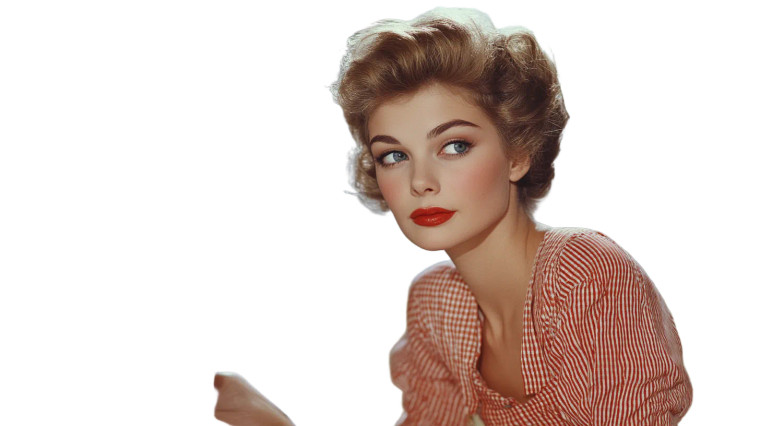 Elegant Sad Housewife Vinyl Car Decal Sticker – Waterproof & UV-Resistant 8"