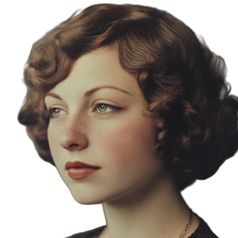1920S Unconventional Woman Vinyl Car Decal Sticker – Waterproof & UV-Resistant 8"