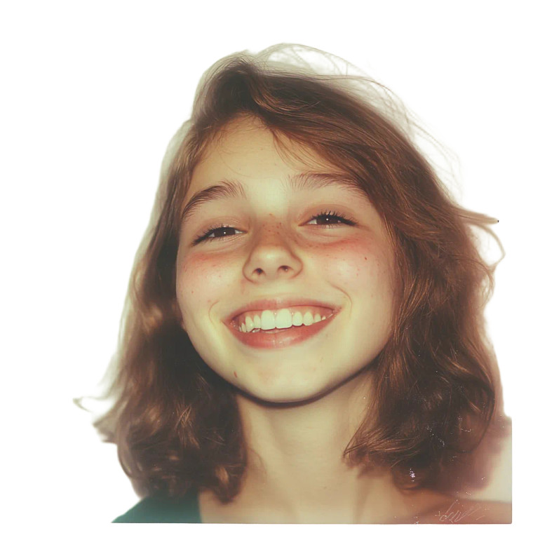 Smiling Teenage Girl Vinyl Car Decal Sticker – Waterproof & UV-Resistant 8" Smiling Teenage Girl Vinyl Car Decal Sticker – Waterproof & UV-Resistant 8"