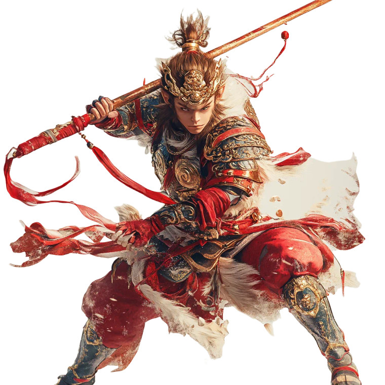 Monkey King Armor V23 Vinyl Car Decal Sticker – Waterproof & UV-Resistant 8"