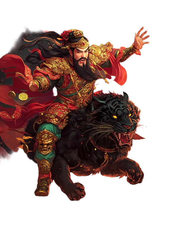 Martial God Of Wealth Vinyl Car Decal Sticker – Waterproof & UV-Resistant 8"