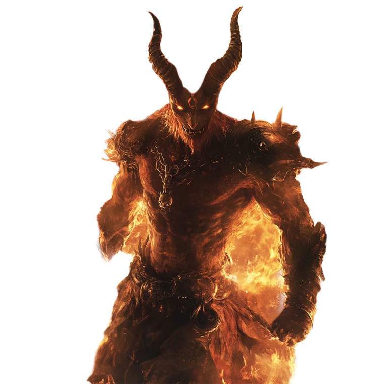 Ifrit Ff Fire Vinyl Car Decal Sticker – Waterproof & UV-Resistant 8"