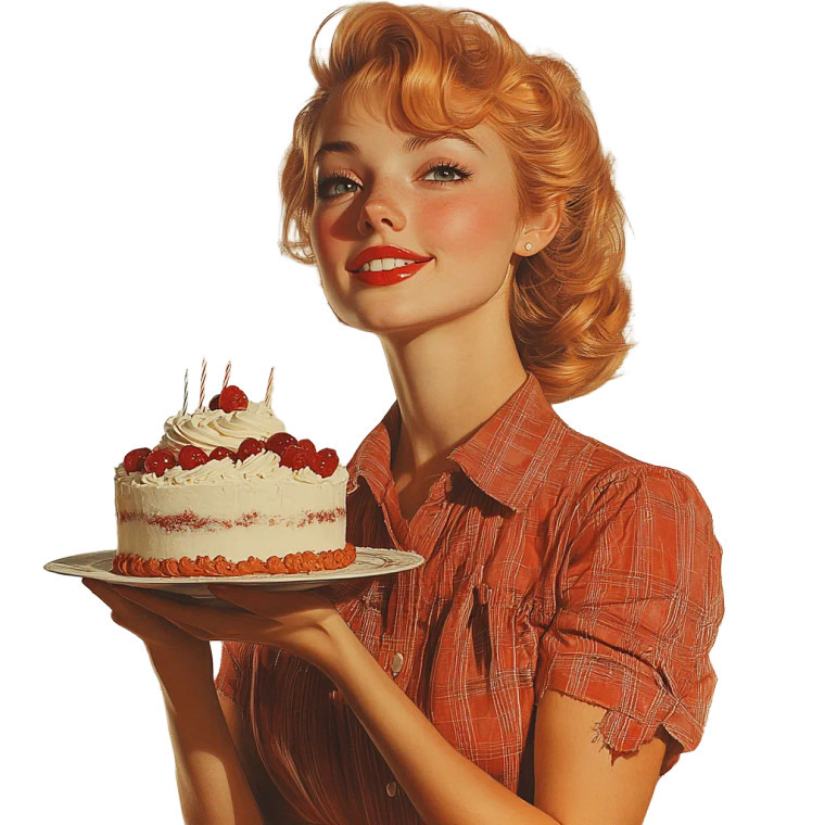 Vintage Birthday Celebration Vinyl Car Decal Sticker – Waterproof & UV-Resistant 8"