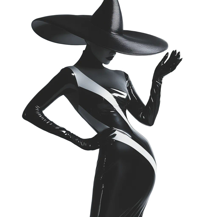 Stylish Glass Dress Vinyl Car Decal Sticker – Waterproof & UV-Resistant 8"